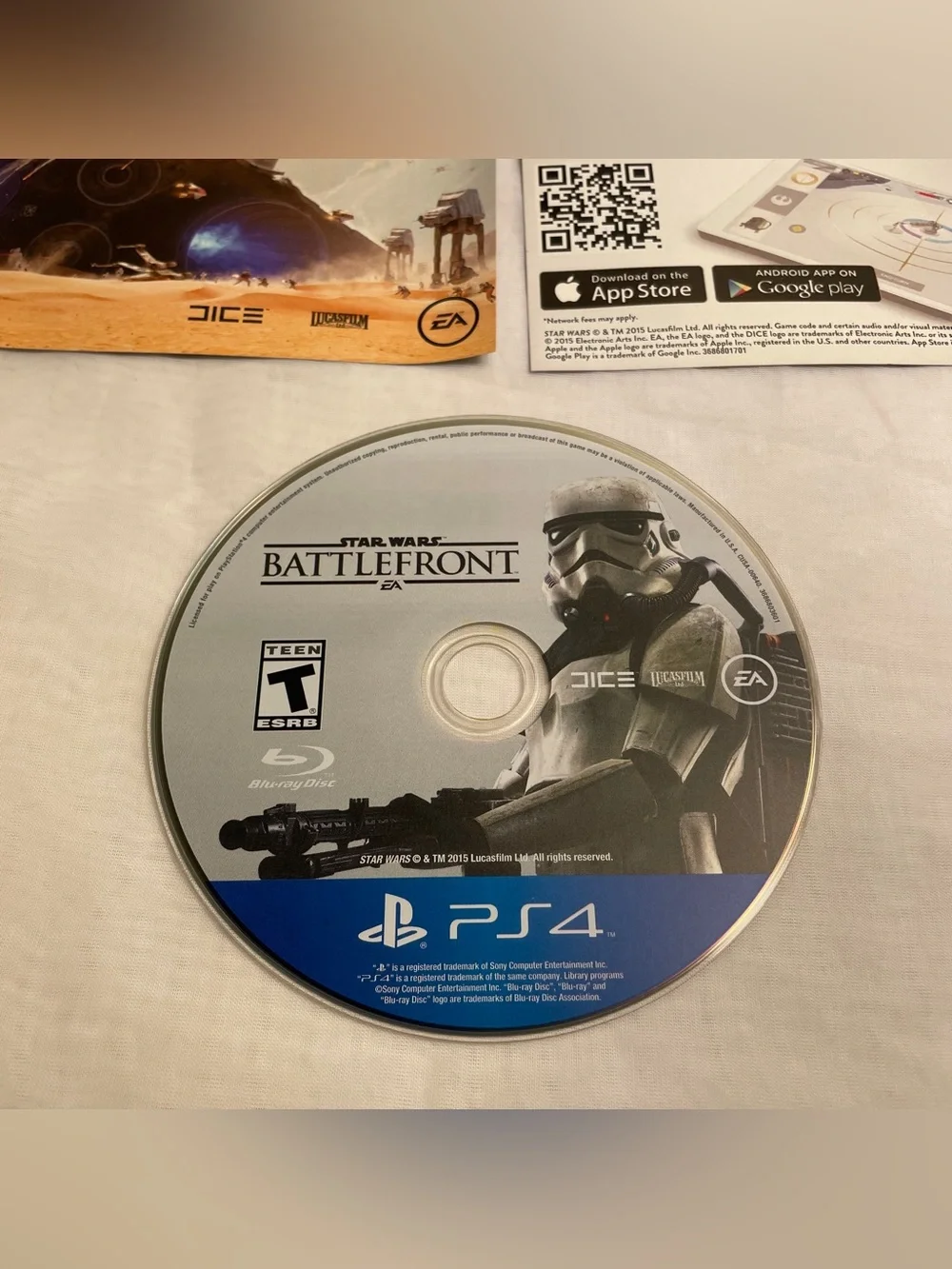Star Wars: Battlefront (Sony PlayStation 4, PS4) Tested 2015 Tested & Works